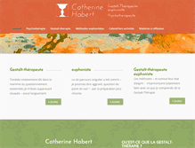Tablet Screenshot of catherinehabert.com